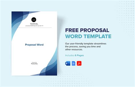 proposal word template  word  google docs pages