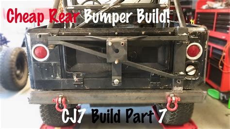 homemade offroad bumper jeep cj build part  youtube