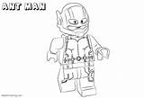 Lego Ant Man Coloring Pages Printable Adults Kids sketch template
