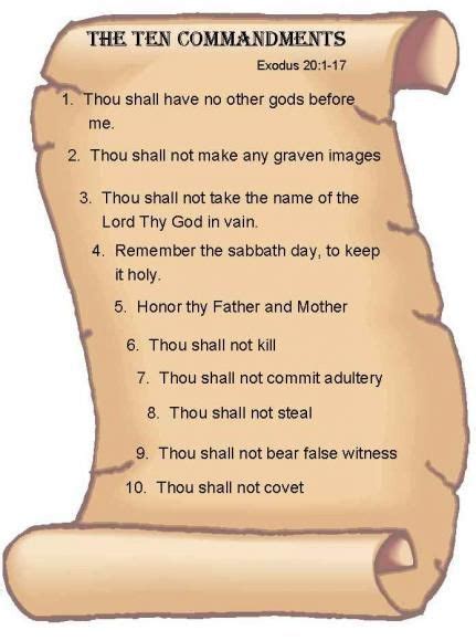 commandments kjv printable lovediore