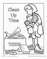 Clean Coloring Pages Preschool Worksheets Kids Yourself After Book Hygiene Worksheet Printable Classroom Manners School Lessons Color Life Rules Toys sketch template