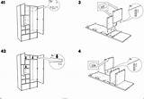 Ikea Rakke Wardrobe Instruction Assembly sketch template