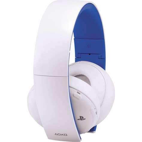 sony playstation gold wireless headset white  bh photo