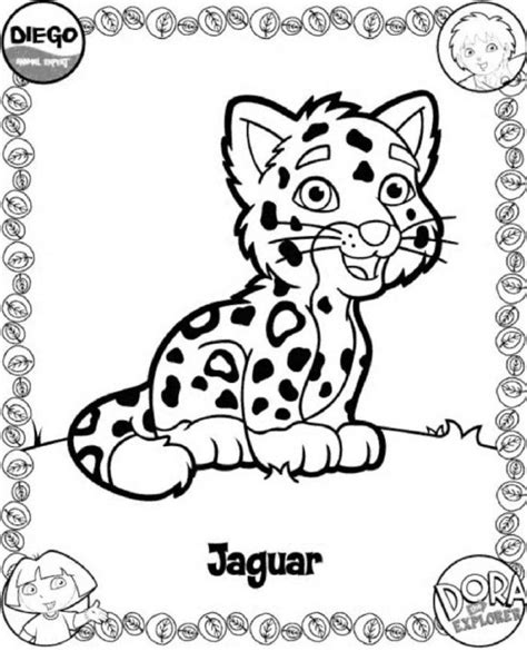 baby jaguar coloring pages coloring home