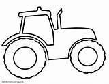 Tractor Coloring Pages Line Kids Printable Color Adults Print sketch template