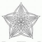Coloring Geometric Pages Mandala Printable Pattern Adults Shapes Awesome Designs Cool Color Sheets Drawing Book Cute Flower Adult Geometrical Star sketch template