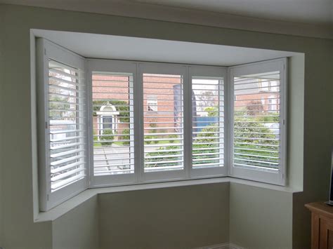 angled bay window shutters gallery chichester shutters