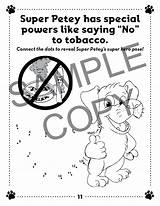 Tobacco Petey Pup Activity Dangers Book sketch template