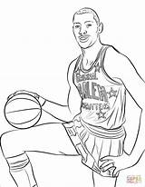 Coloring Abdul Jabbar Kareem Pages Spurs Leonard Kawhi Basketball Template sketch template