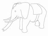 Elephant Coloring Wecoloringpage sketch template
