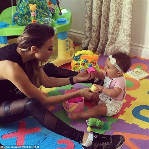 jana kramer discusses balancing motherhood touring and dancing with the stars daily mail online