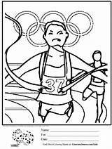 Marathon Colouring sketch template