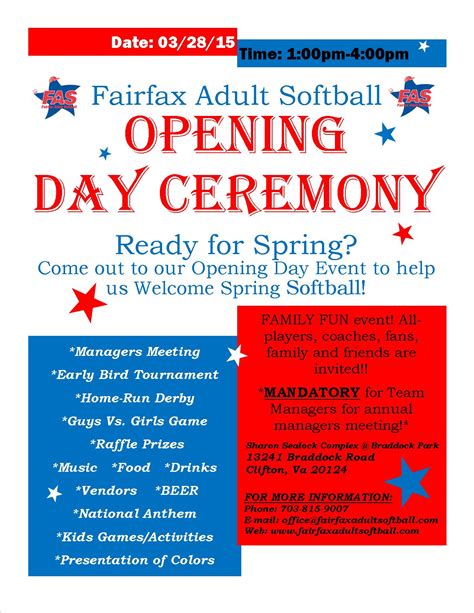opening day flyer