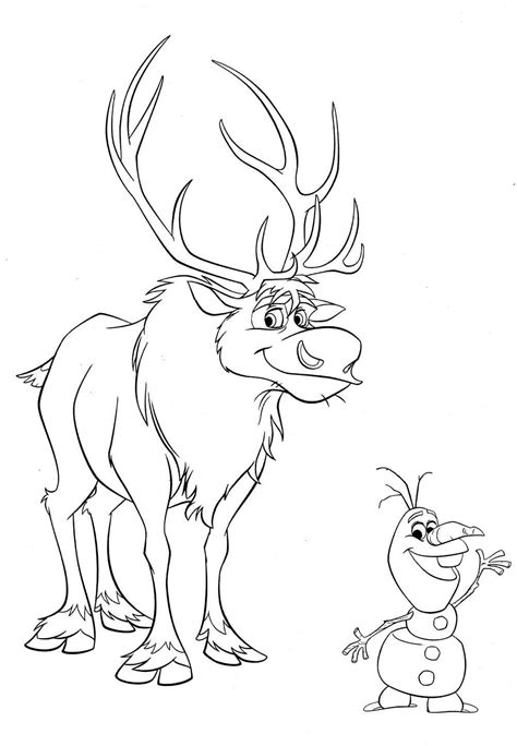 sven coloring pages  getcoloringscom  printable colorings