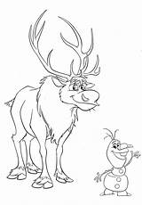 Sven Coloring Pages Baby Getcolorings Printable Kids sketch template