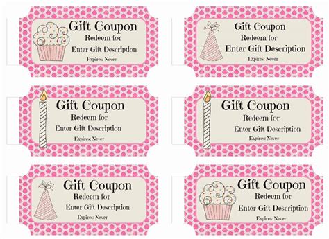 free birthday coupon template customize online and print