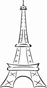 Eiffel Tower Drawing Simple Easy Paris Kids Clip Draw Clipart Outline Drawings France Coloring Clipartix Graphic Wall Clipartbest Invitations Pages sketch template