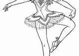 Ballet Swan Lake Coloring Pages Coloring4free Template sketch template