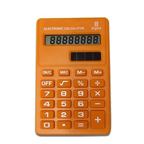 cartoon mini calculator  digits display dual power supply cute candy calculadora solar