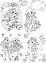 Moxie Coloring Pages Girls Moksi sketch template
