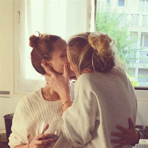 pin by sarah jlk on lesbian kiss in 2020 lesbians kissing girlfriend