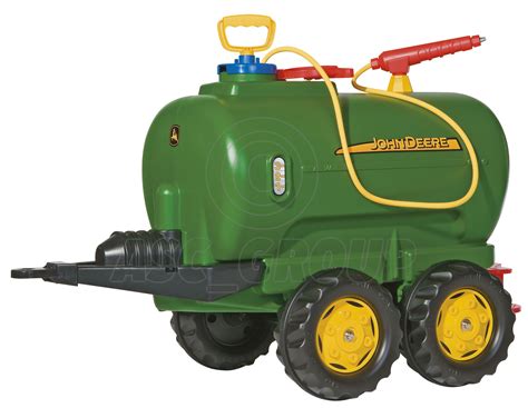rolly toys john deere pedal tractors trailers loader tanker trike spreader  ebay