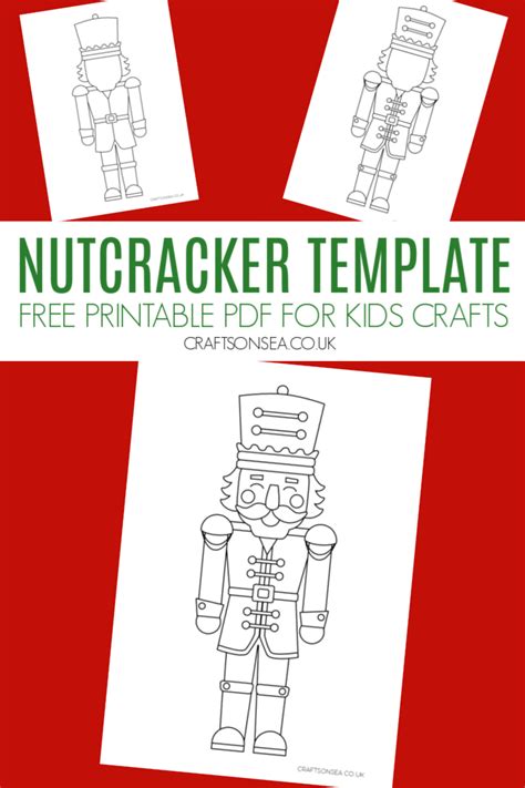 nutcracker template  printable  crafts  sea