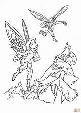 Coloring Pages Tinkerbell Fairies Disney Fairy Hawk Escaping Printable Ausmalbilder Bell Tinker Rainbow Tinkelbel Kleurplaten Magic Kids Coloriage Color Faries sketch template