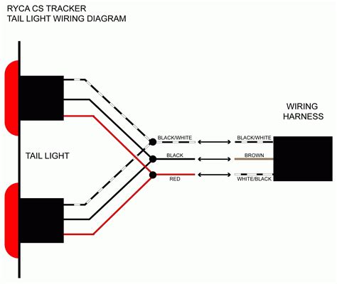 trailer wiring diagram  tail lights installations alicia scheme