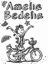 Amelia Bedelia Coloring Pages Drawing Printable Color Praying Child Worksheets Biycle Awesome Getcolorings Paintingvalley Choose Board sketch template