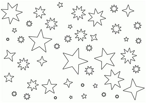 star outline printable az coloring pages shape coloring pages school