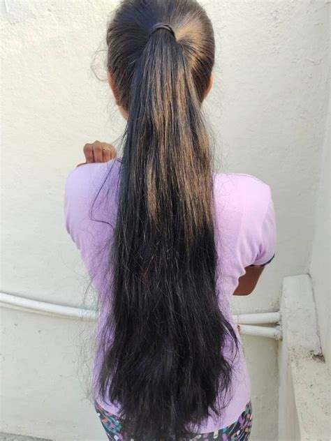 pin  aishwaryam catering  pony tail long hair indian girls long