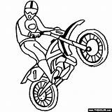 Coloring Bike Dirt Pages Print Motocross Motorcross Dirtbike Motorcycles Motorcycle Biker Preschool Online Thecolor sketch template