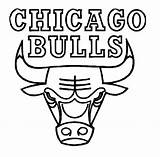 Bulls Coloring Designlooter Chicago sketch template