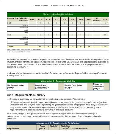 case analysis template  case study templates