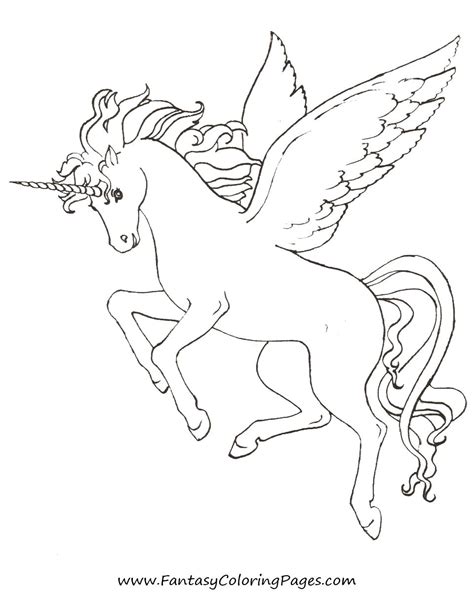 cute unicorn coloring pages  wings  printable unicorn