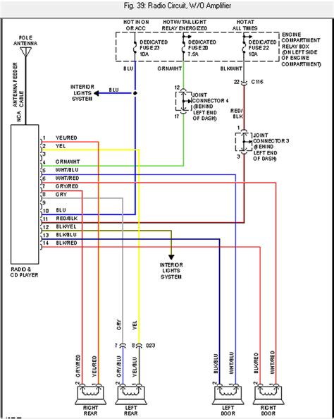 mitsubishi stereo wiring diagram  faceitsaloncom