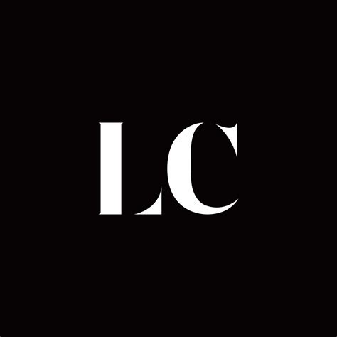 lc logo letter initial logo designs template  vector art  vecteezy
