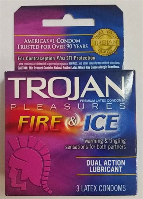 New Trojan Pleasures Fire And Ice Dual Action Lubricant