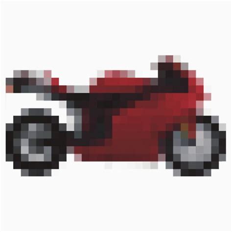 pixel ducati motorbike  stickers   lads redbubble