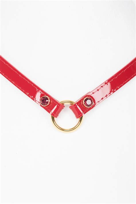 Red Hot Skinny Collar • Fräulein Kink • Luxury Bondage Accessories