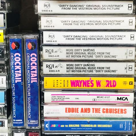 cassette tapes movie soundtracks 60s 70s 80s 90s music etsy