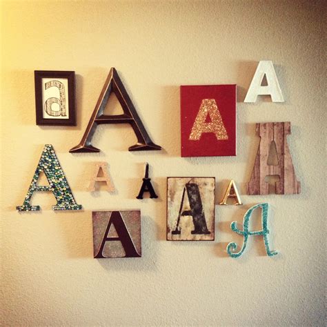 wall decoration diy letter wall initial wall decor letter wall