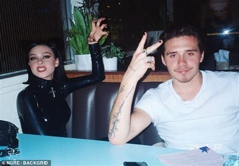 brooklyn beckham enjoys another evening out with nicola