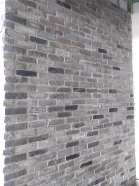 chicago style brick veneers grey mixed color affordable thin bricks