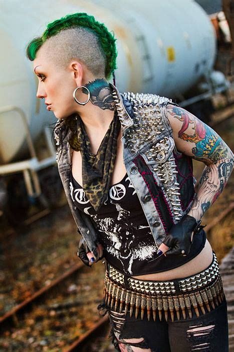 Post Apocalyptic Fashion Punk Rock Girls Punk Culture