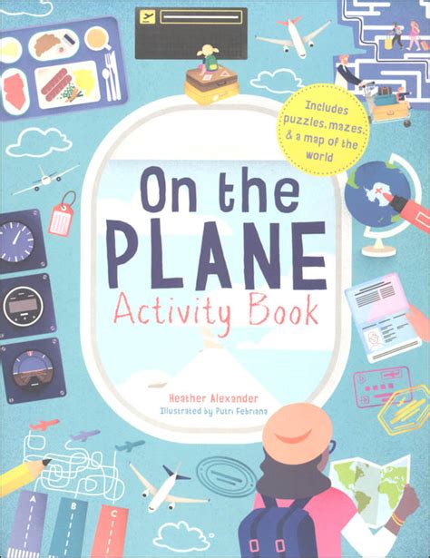 plane activity book ivy kids