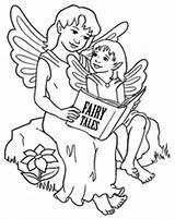 Coloring Storytime Moms Fairy sketch template