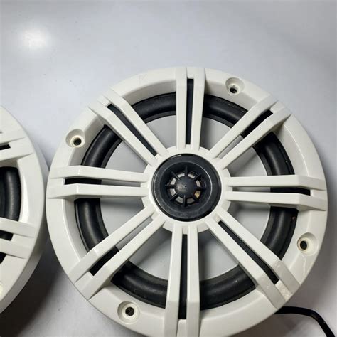 kicker km65 6 inch marine coaxial 2 way speakers pair