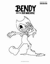 Bendy Beast Dabing Batim Fnaf Kidsworksheetfun Kolorowanka Kleurplaten Witch Dibujar Freddy sketch template